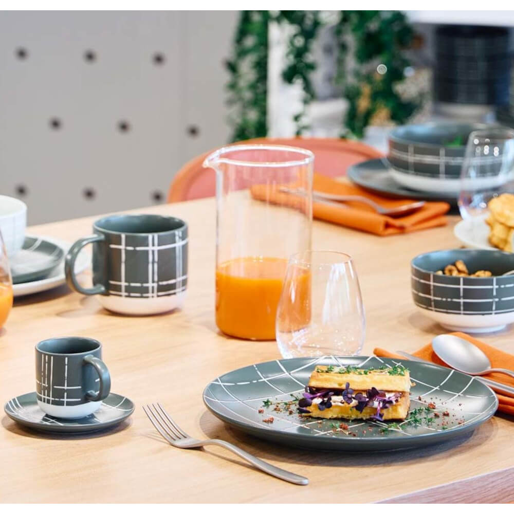 Thomas Besteckset Fun Karo 30-teilig. Stimmungsbild.