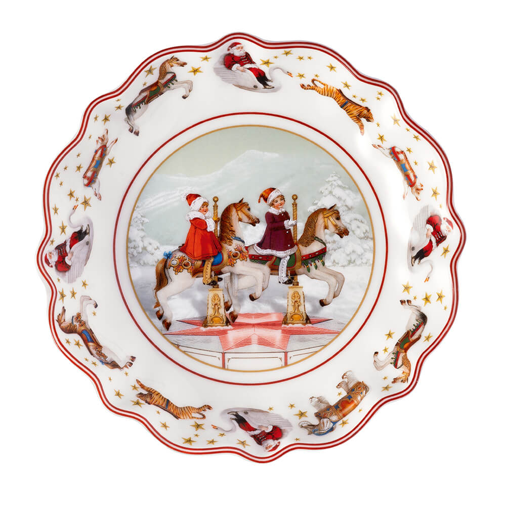 Villeroy & Boch Jahresschale Annual Christmas Edition 2024. Detailbild.