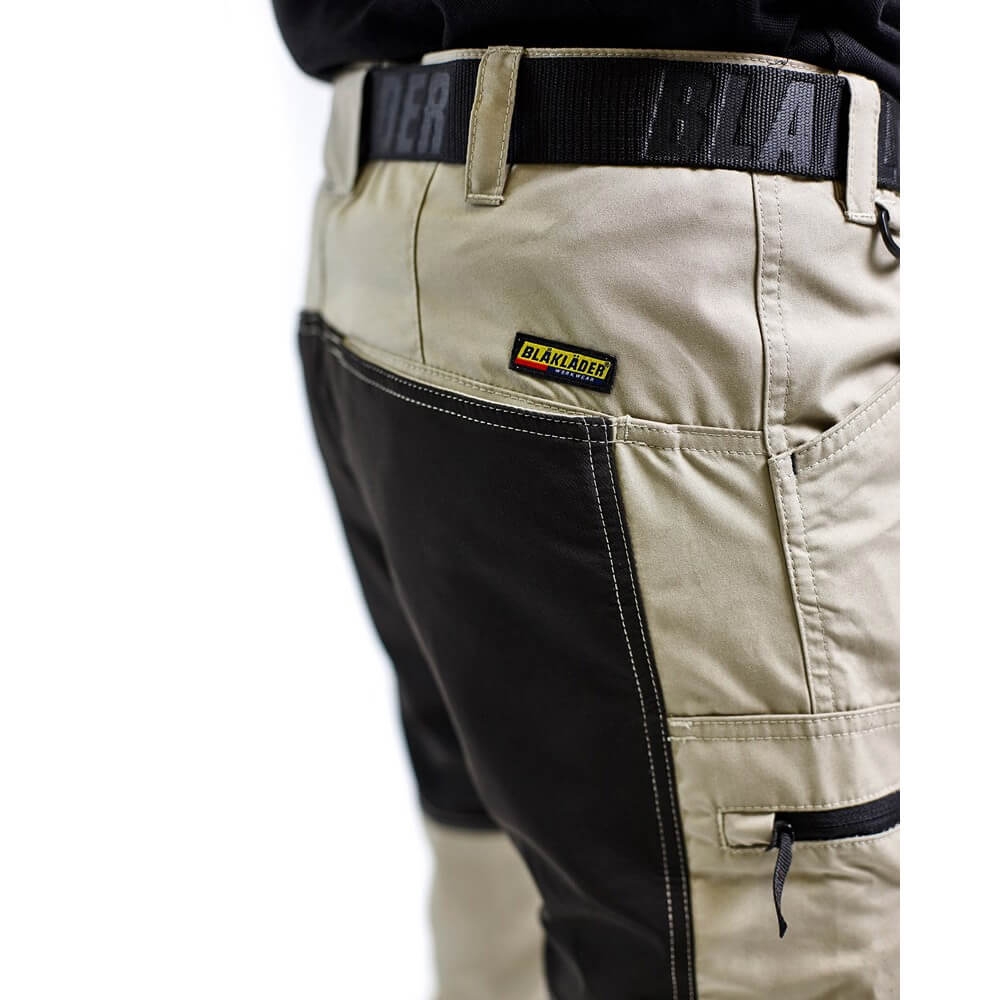 Blakläder 145918452799 Service Bundhose Stretch Arbeitshose lang Steingrau Schwarz 