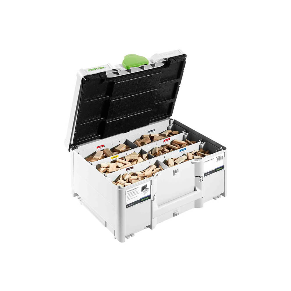 Festool Domino Dübel Buche Sortiment DF500 1060-tlg. Hauptbild.