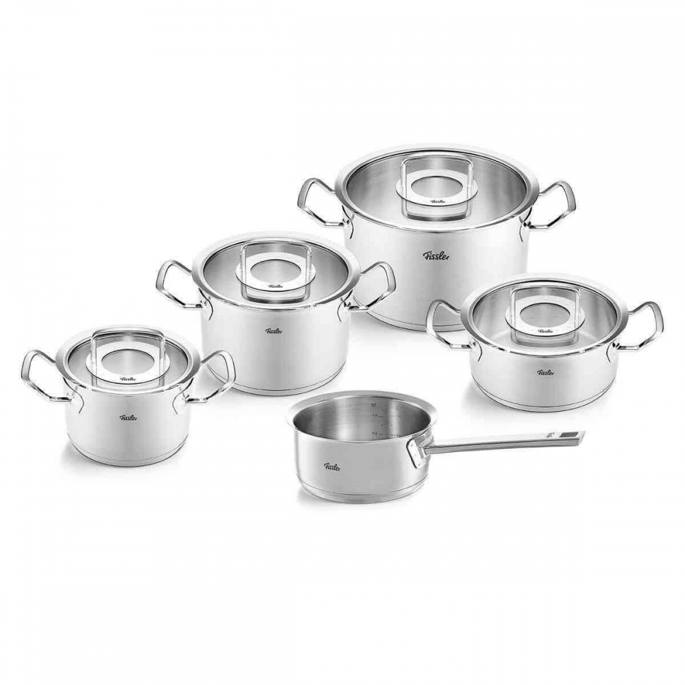 Fissler Topfset 5-teilig Original-Profi Collection. Hauptbild.