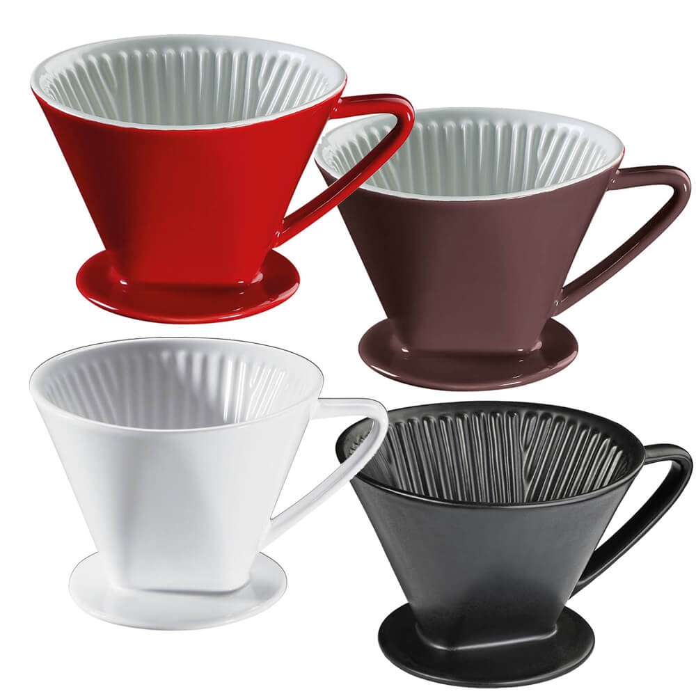 Cilio Kaffeefilter Größe 4 Keramik nach Farbauswahl