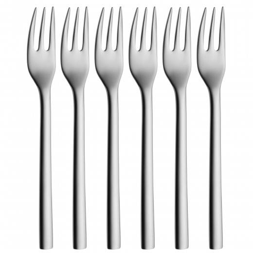 WMF 1291666046 Kuchengabel Set 6-teilig Nuova 16cm