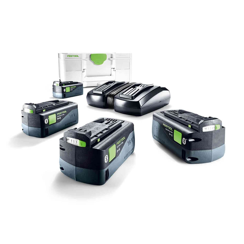Festool Energie-Set SYS 18V 4x5,0/TCL 6 DUO. Hauptbild.