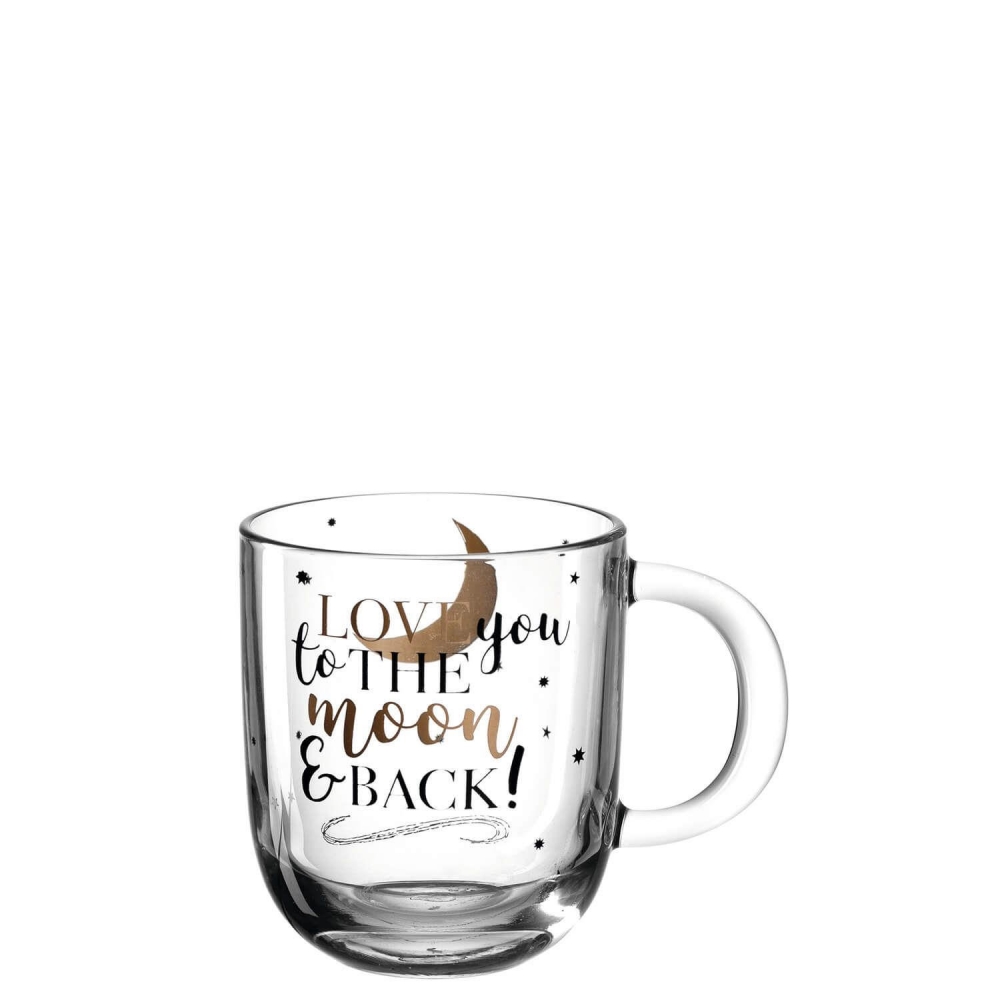 Leonardo 400ml Tasse Glas Emozione Love you to