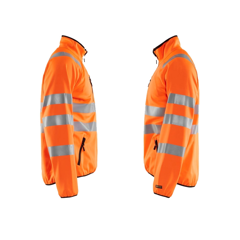 Blakläder 4906 2512 High Vis Softshell Jacke Warnschutzjacke Daumenschlaufen Orange