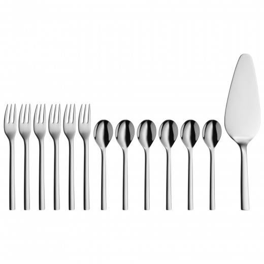 WMF 1291376040 Kuchenbesteck-Set Nuova 13-teilig Cromargan Edelstahl Rostfrei